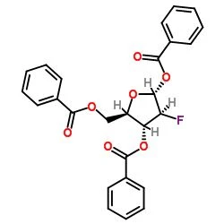 CAS:97614-43-2|2-Desoksü-2-fluoro-1,3,5-tri-O-bensoüül-D-ribofuranoos