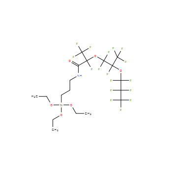 CAS 36148-15-9|Propaanamiid, 2,3,3,3-tetrafluoro-2-[1,1,2,3,3,3-heksafluoro-2-(1,1,2,2, 3,3,3-heptafluoropropoksü)propoksü]-N-[3-(trietoksüsilüül)propüül]-