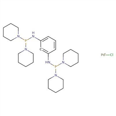 CAS:955035-37-7|[2,6-Bis[(di-1-piperidinüülfosfino)amino]fenüül]pallaadium(II)kloriid