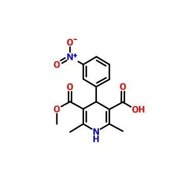 CASi nr.74936-72-4 1,4-Dihüdro-2,6-dimetüül-4-(3-nitrofenüül)-3,{{7} }püridiindikarboksüülhape 3-metüülester