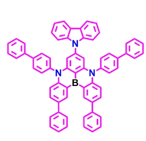 CAS:1878102-32-9丨5H,9H-[1,4]bensasaborino[2,3,4-kl]fenasaboriin, 5,9-bis([1,1'-bifenüül]-4-üül)-7-(9H-karbasool-9-üül)-2,12-difenüül-CAS-nro-1878102-32-9